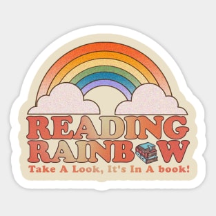 Reading Rainbow  - take a look, it's in a book! Sticker